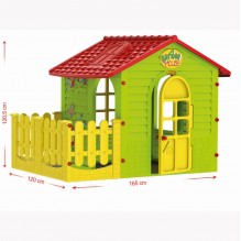 Домик с забором MOCHTOYS