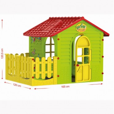 Домик с забором MOCHTOYS